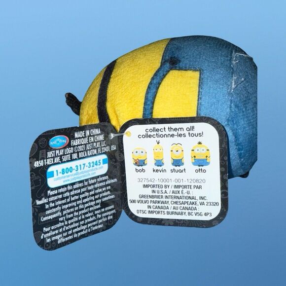 NWT Minion Rise of Gru Otto 2.5" Mini Plush P4 - Picture 4 of 7